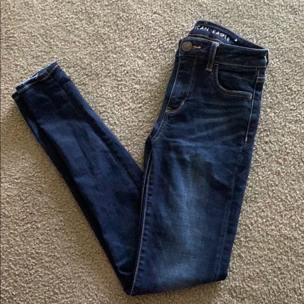 American eagle high waisted jeans